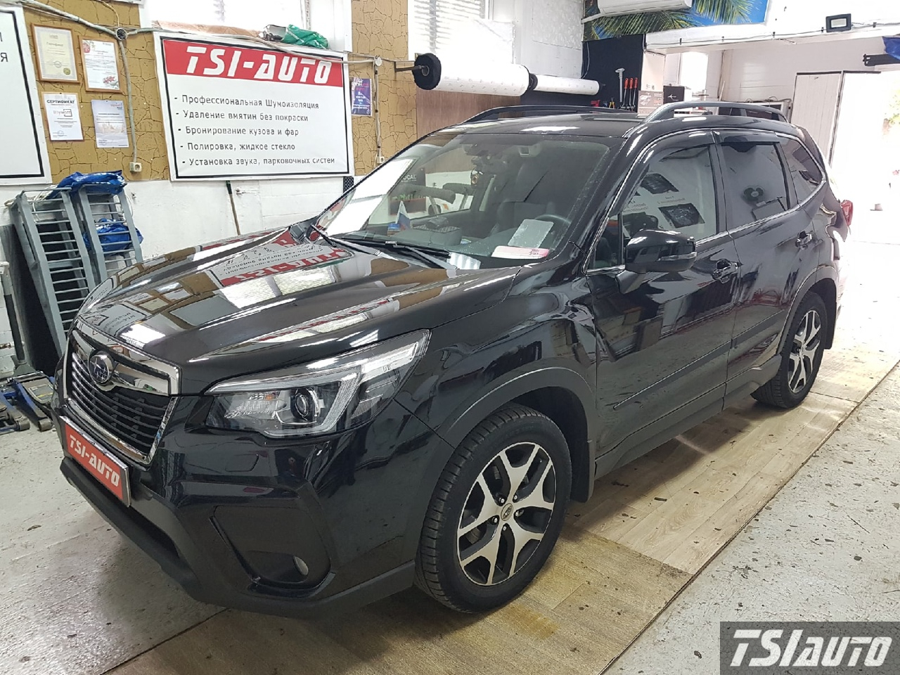 Правильная шумоизоляция Subaru Forester в Калуге