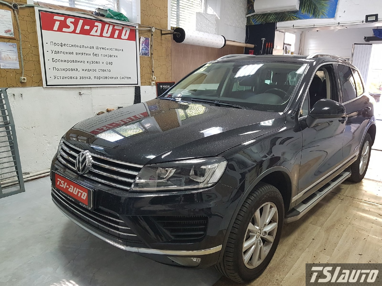 Правильная шумоизоляция Volkswagen Touareg 2 NF в Калуге 